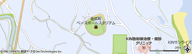 金武町ベースボールスタジアム周辺の地図
