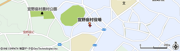 宜野座村役場上下水道課周辺の地図