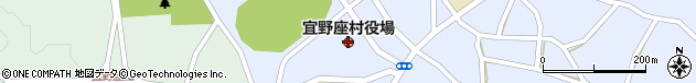 沖縄県国頭郡宜野座村周辺の地図