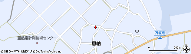 沖縄県国頭郡恩納村恩納3444周辺の地図