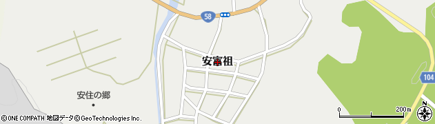 沖縄県恩納村（国頭郡）安富祖周辺の地図