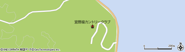 宜野座カントリークラブ周辺の地図