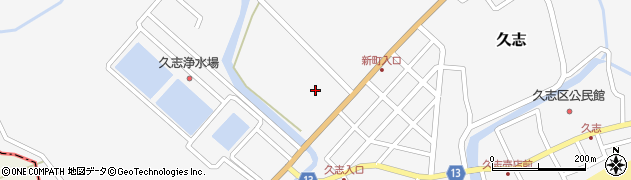 久志岳山羊料理店周辺の地図