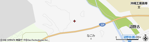 沖縄防衛局名護防衛事務所周辺の地図