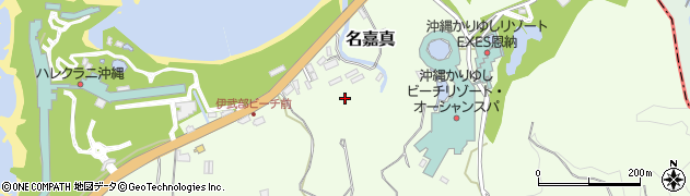 沖縄県国頭郡恩納村名嘉真2381周辺の地図
