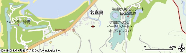 沖縄県国頭郡恩納村名嘉真2388周辺の地図