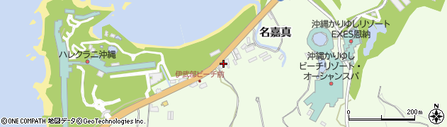 沖縄県国頭郡恩納村名嘉真2217周辺の地図