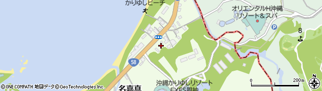 沖縄県国頭郡恩納村名嘉真2576周辺の地図