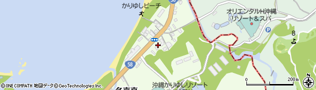 沖縄県国頭郡恩納村名嘉真2578周辺の地図