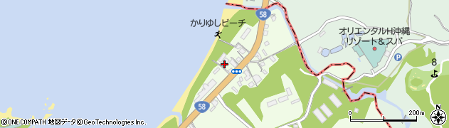 沖縄県国頭郡恩納村名嘉真2609周辺の地図