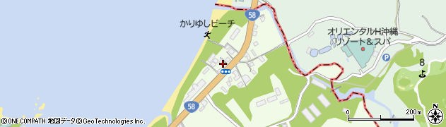 沖縄県国頭郡恩納村名嘉真2605周辺の地図