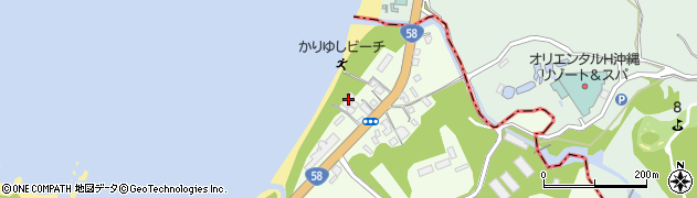 沖縄県国頭郡恩納村名嘉真2612周辺の地図