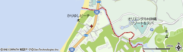 沖縄県国頭郡恩納村名嘉真2617周辺の地図