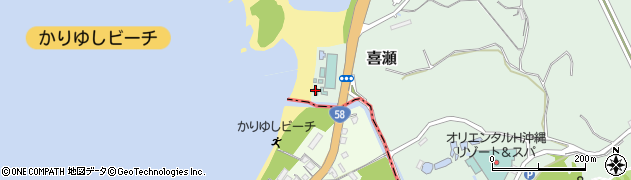 沖縄県名護市喜瀬1991周辺の地図