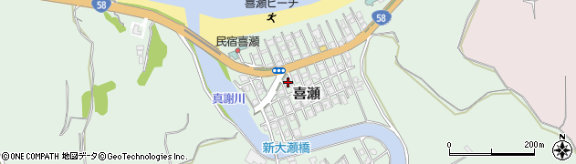 沖縄県名護市喜瀬155周辺の地図