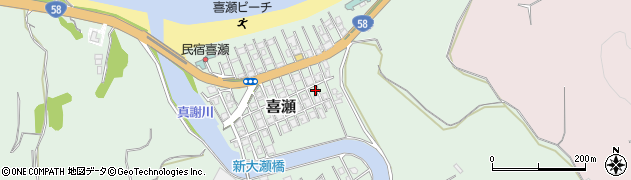 沖縄県名護市喜瀬206周辺の地図