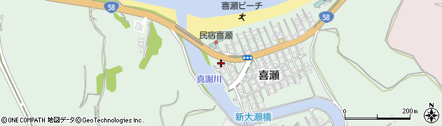 沖縄県名護市喜瀬109周辺の地図