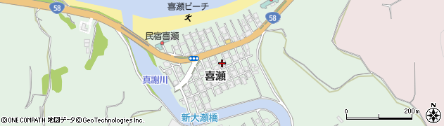 沖縄県名護市喜瀬187周辺の地図