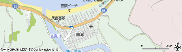 沖縄県名護市喜瀬214周辺の地図