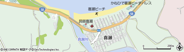 沖縄県名護市喜瀬137周辺の地図