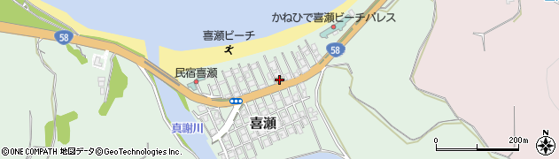 沖縄県名護市喜瀬203周辺の地図