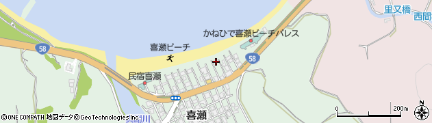 沖縄県名護市喜瀬115周辺の地図