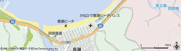 沖縄県名護市喜瀬249周辺の地図