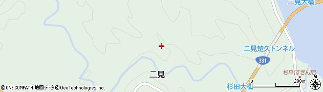 沖縄県名護市二見周辺の地図