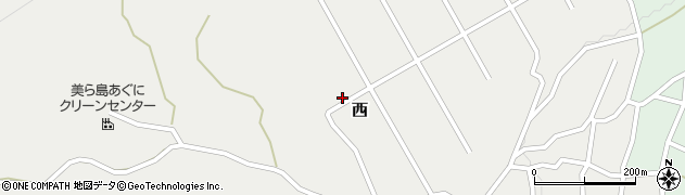 沖縄県粟国村（島尻郡）西周辺の地図