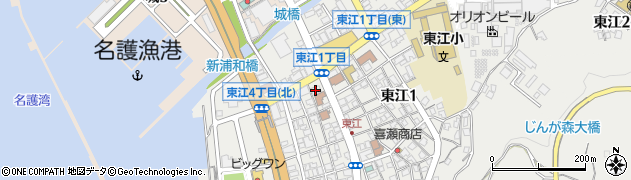ファミリーマート名護郵便局前店周辺の地図