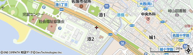 セコム琉球株式会社　北部事務所周辺の地図