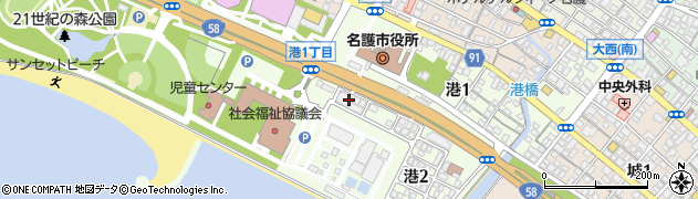 北沖縄ビル管理株式会社周辺の地図