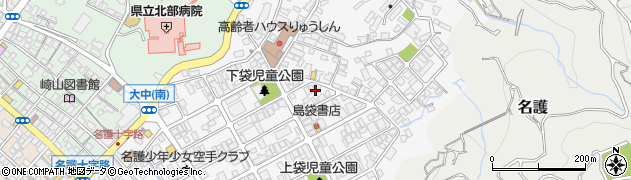 沖縄県名護市大東周辺の地図