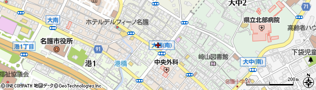 志学塾名護校周辺の地図