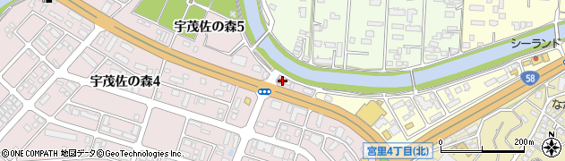 名護宇茂佐郵便局 ＡＴＭ周辺の地図