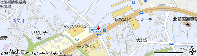 東江メガネ名護店周辺の地図