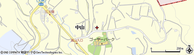 沖縄県名護市中山912周辺の地図