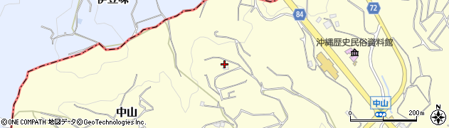 沖縄県名護市中山536周辺の地図