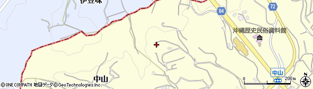 沖縄県名護市中山506周辺の地図