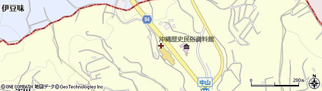 沖縄県名護市中山1024周辺の地図