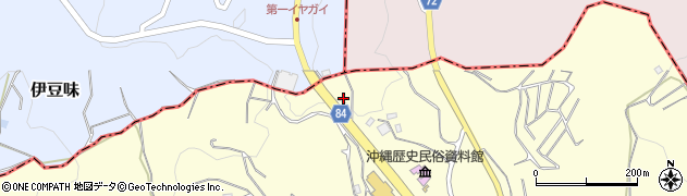 沖縄県名護市中山1025周辺の地図