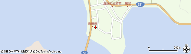 沖縄県国頭郡大宜味村塩屋575周辺の地図