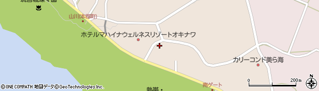 スターバックスコーヒー 沖縄本部町店周辺の地図