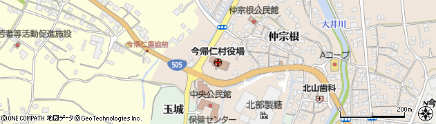 沖縄県今帰仁村（国頭郡）周辺の地図