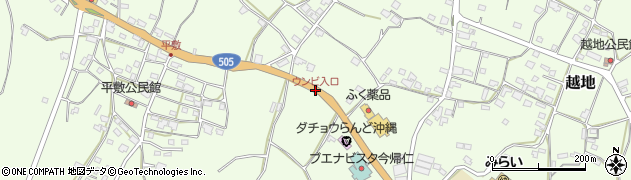 ウンビ入口周辺の地図