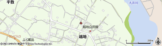 沖縄県今帰仁村（国頭郡）越地周辺の地図