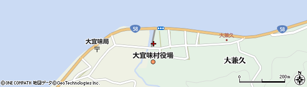 ＪＡおきなわ　大宜味支店周辺の地図