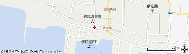 伊江漁業協同組合周辺の地図