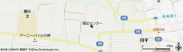 伊江村役場　福祉センター周辺の地図