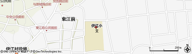 伊江村役場　伊江幼稚園周辺の地図